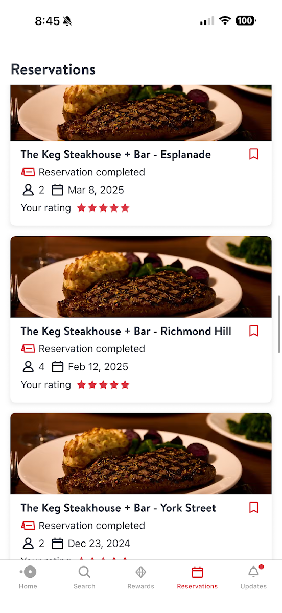Menu, The Keg Steakhouse + Bar - Aurora