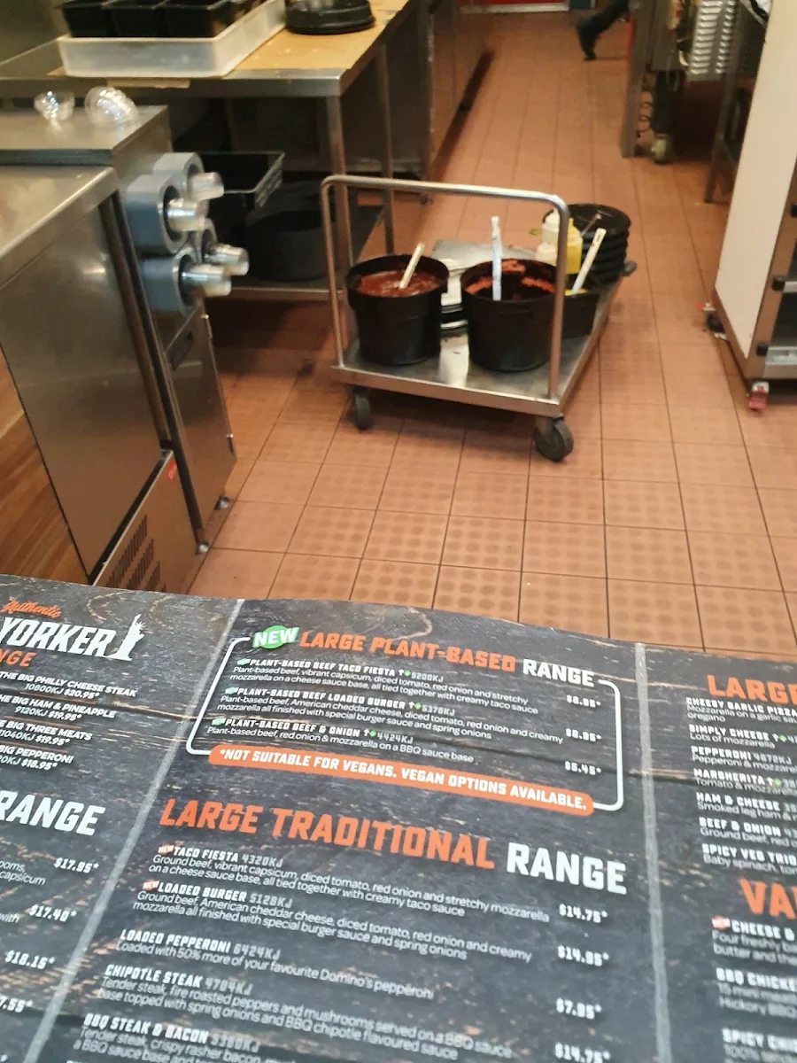 Menu, Domino's Pizza Ingleburn