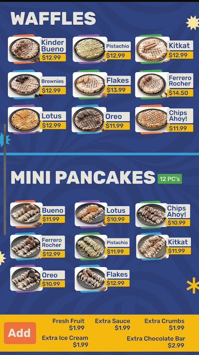 Menu, Cherry's Dessert's & Cafe - Sarnia