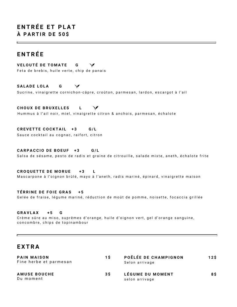 Menu photo 1