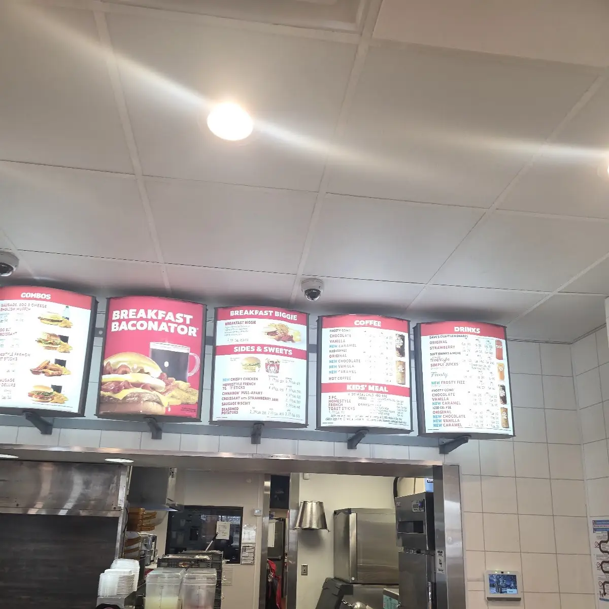 Menu, Tim Hortons