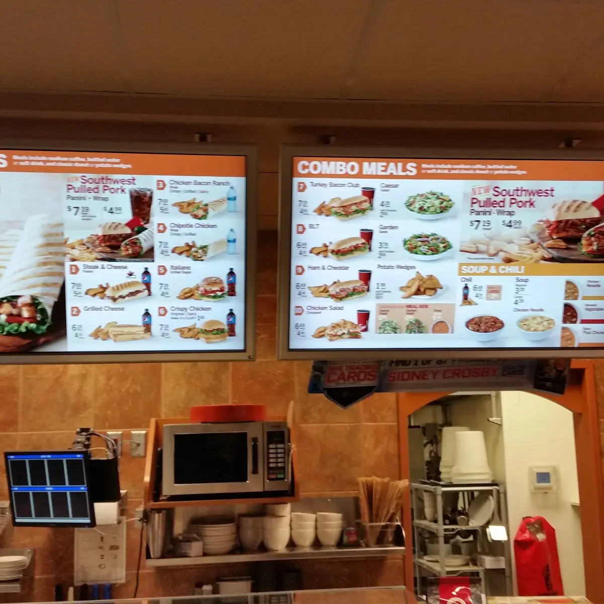 Menu, Tim Hortons
