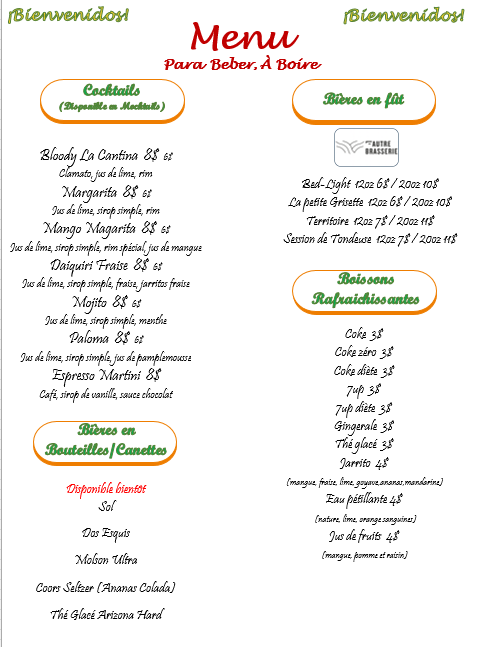 Menu photo 1