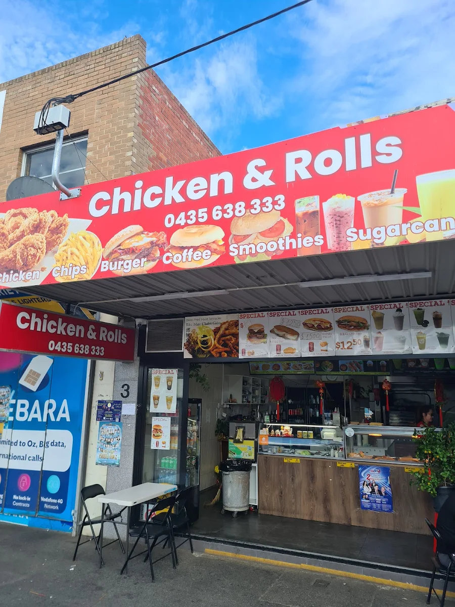 Menu, Chicken & Rolls