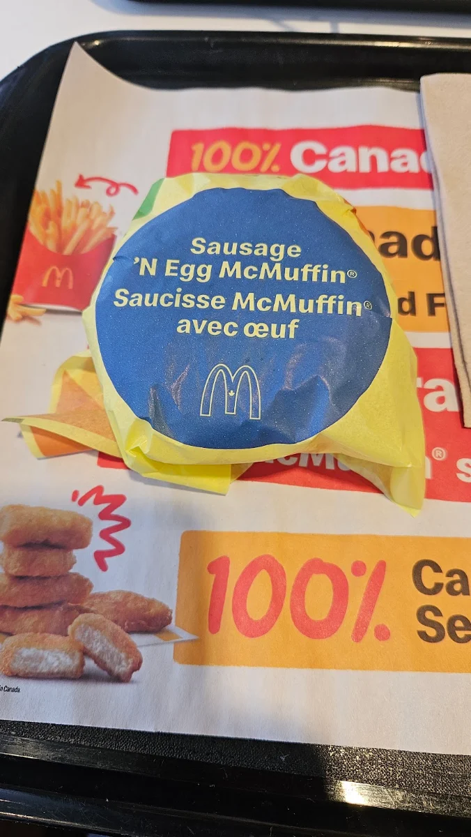 Menu, McDonald's