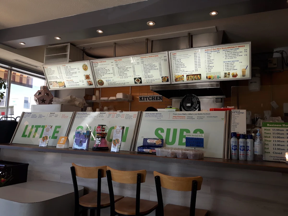 Menu, Little Saigon Subs
