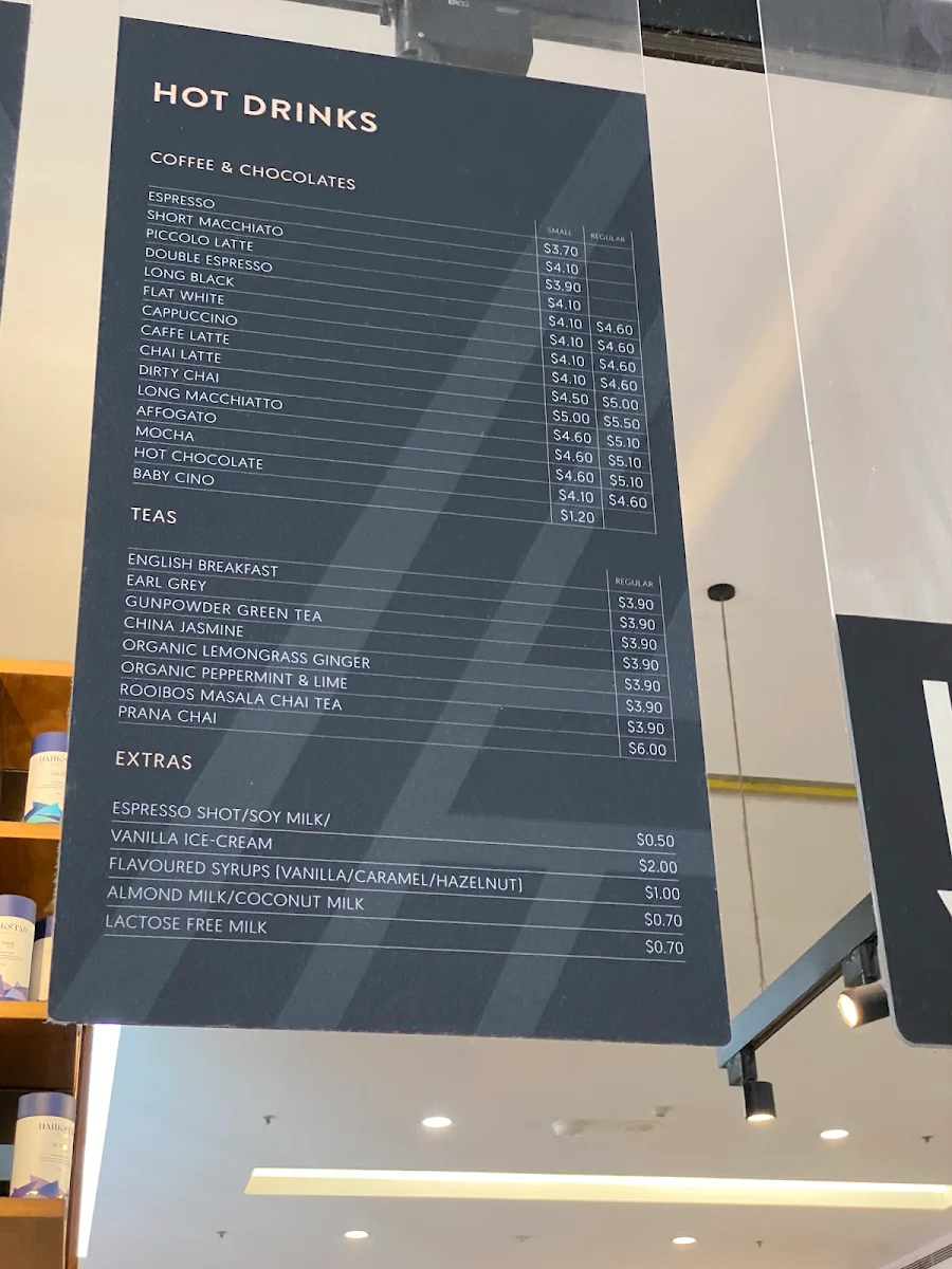 Menu, Academy