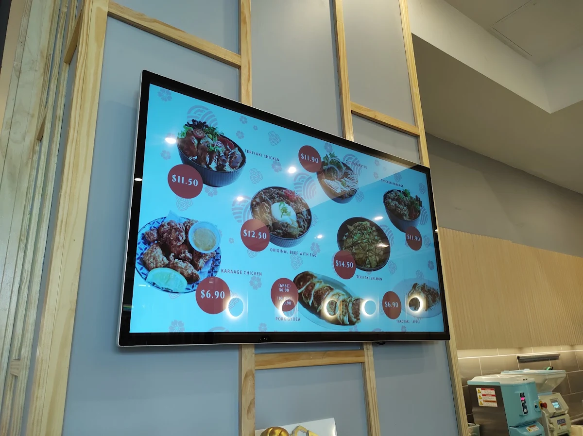 Menu, Mikado Sushi
