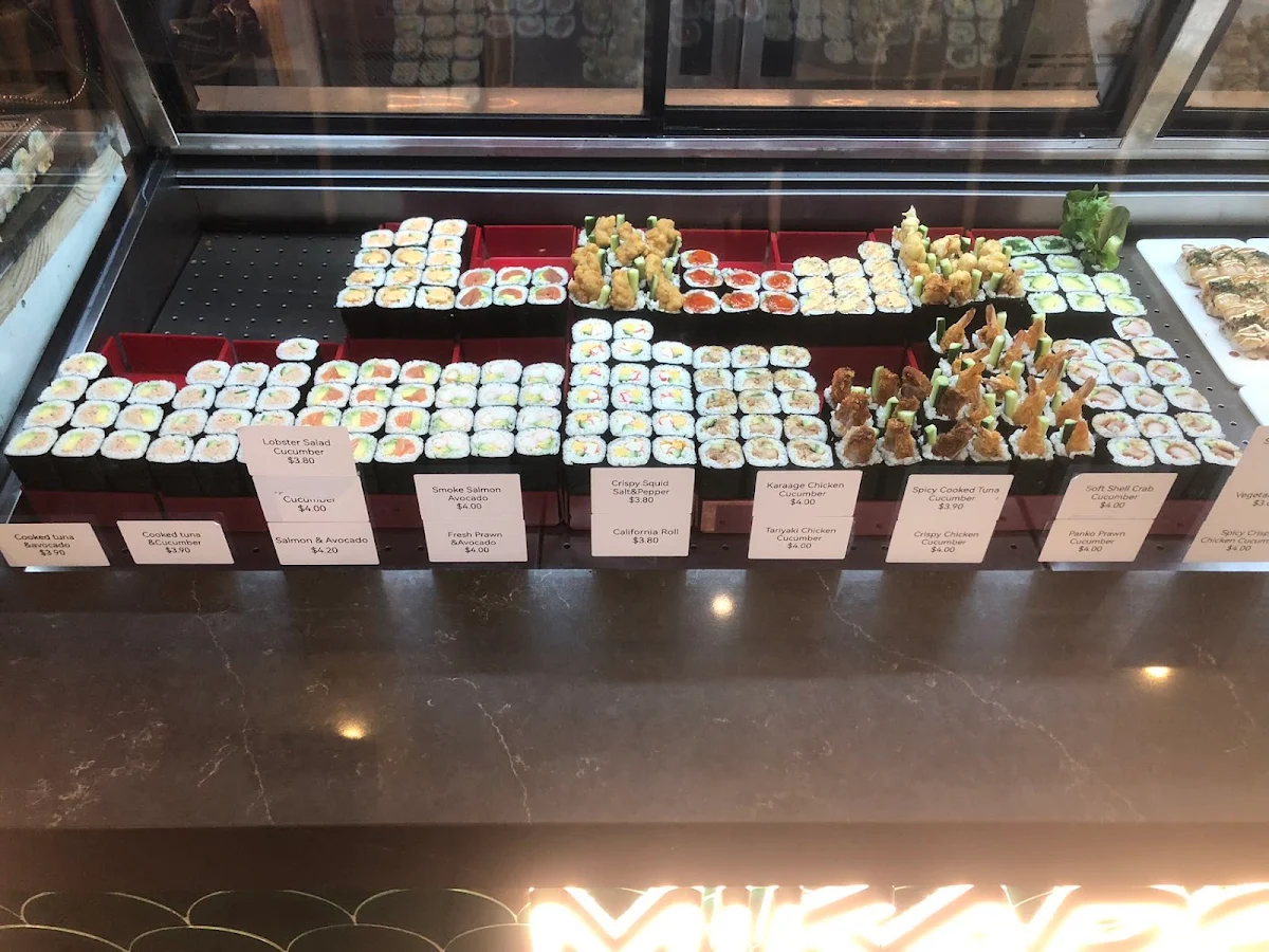 Menu, Mikado Sushi