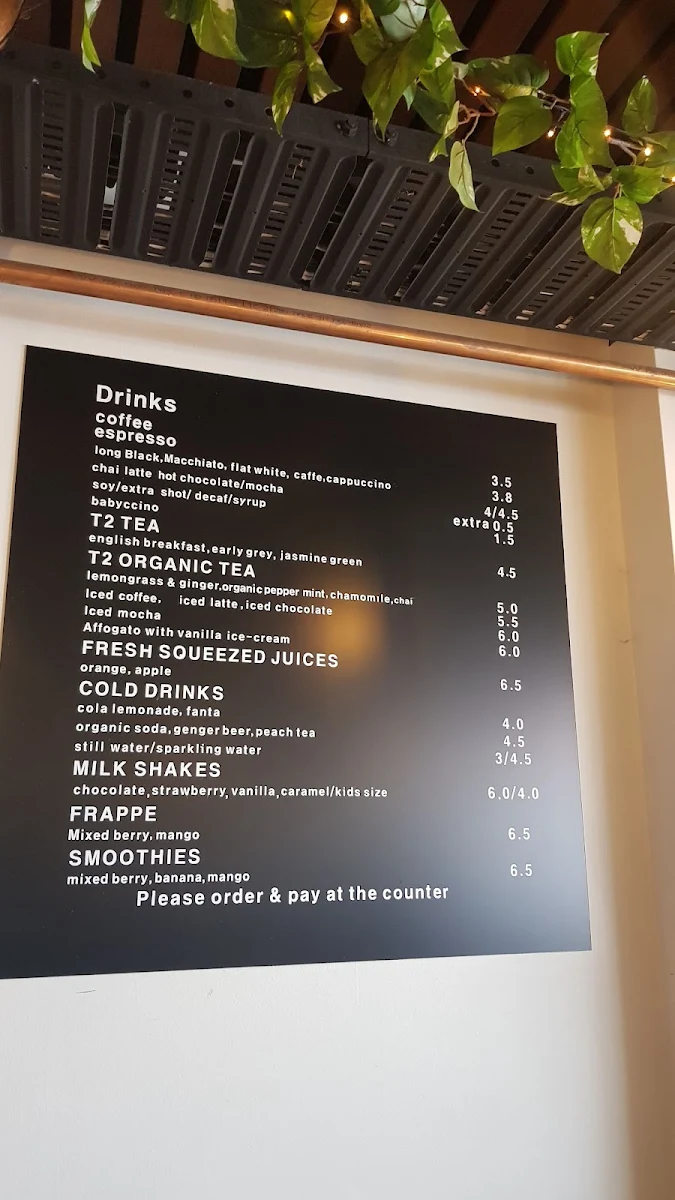 Menu, The Dining & Co North Ryde