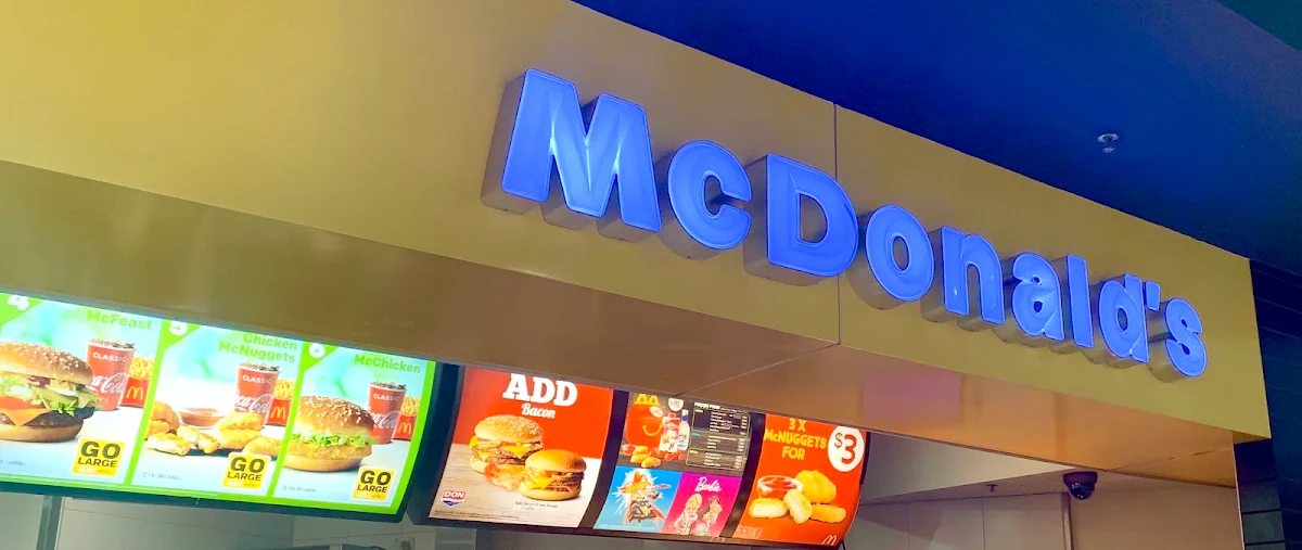 Menu, McDonald's Westfield Garden City