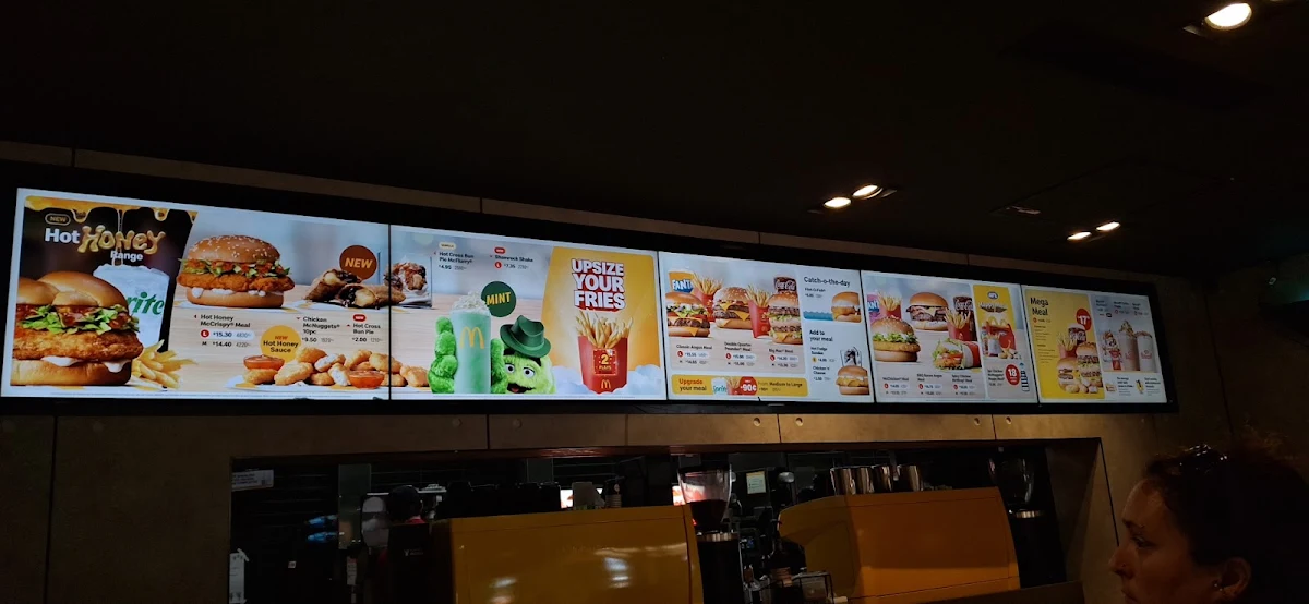 Menu, McDonald's Maitland East