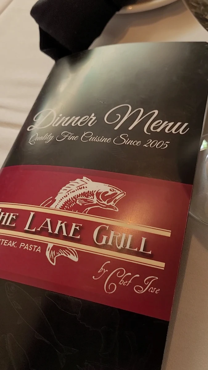 Menu, The Lake Grill