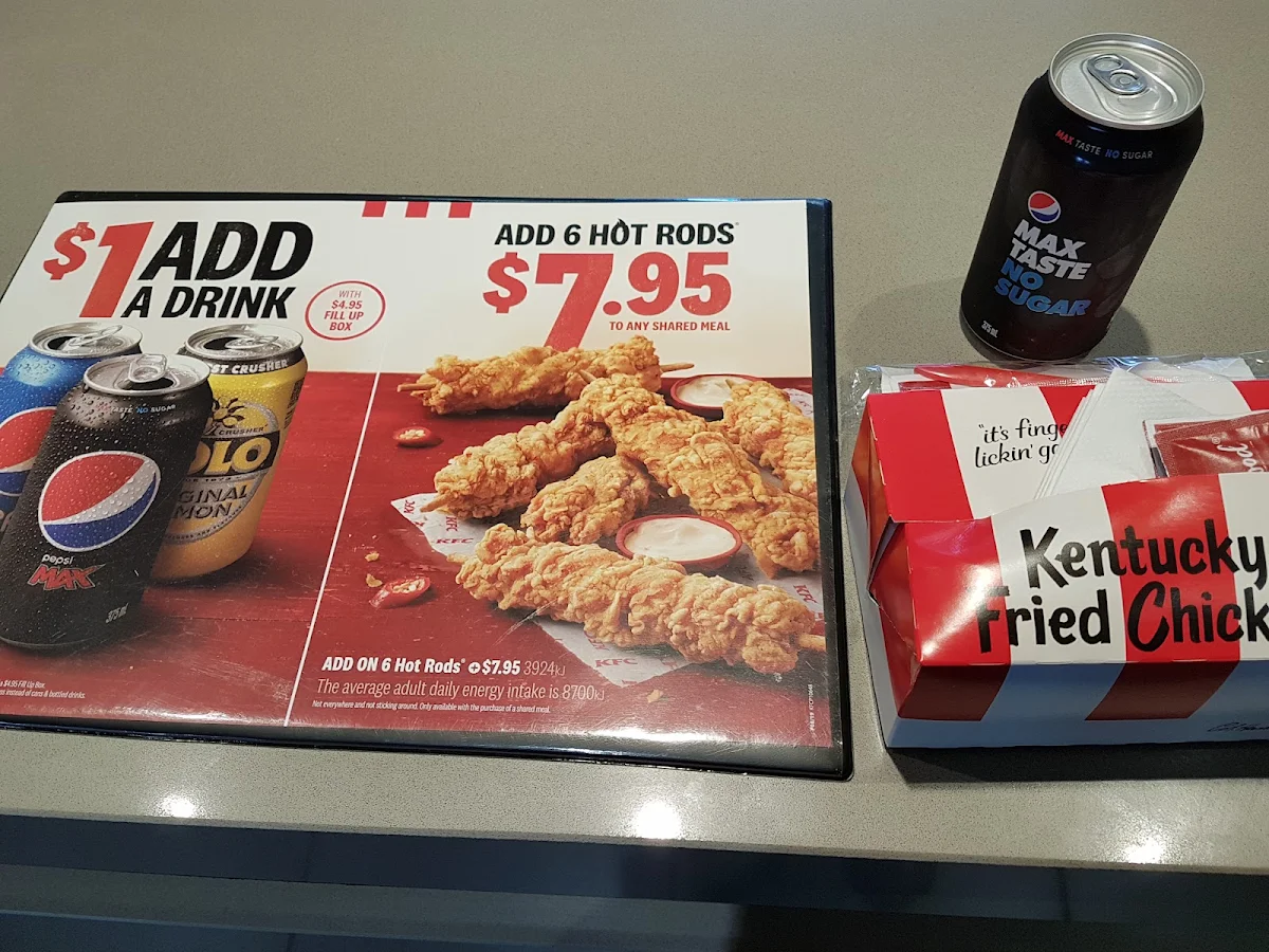 Menu, KFC Eastlink Southbound