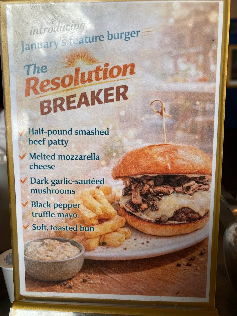 Menu, Joanie’s Neighbourhood Restaurant