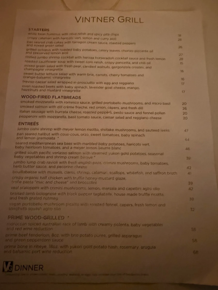 Menu, Forno Cultura