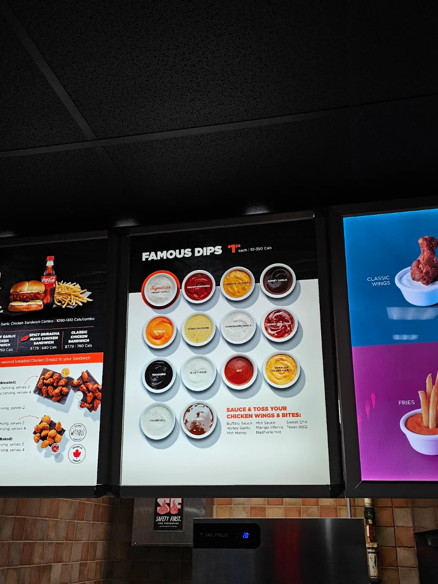 Menu, Pizza Pizza