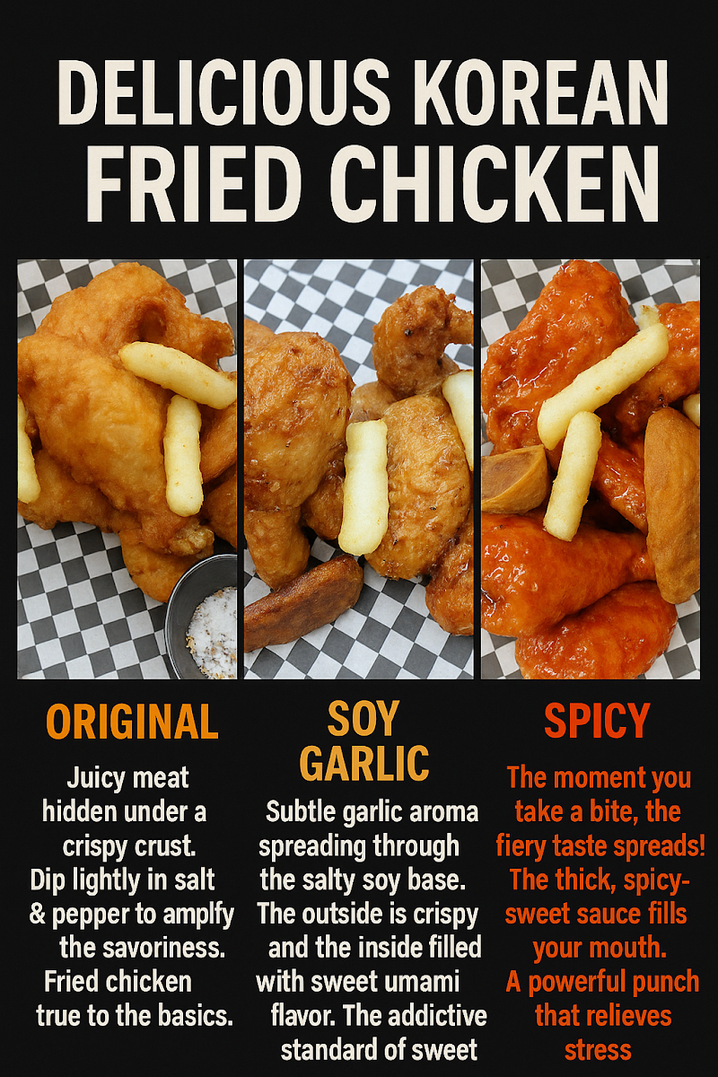 Menu, BULDAK(Korean BBQ &Fried chicken)