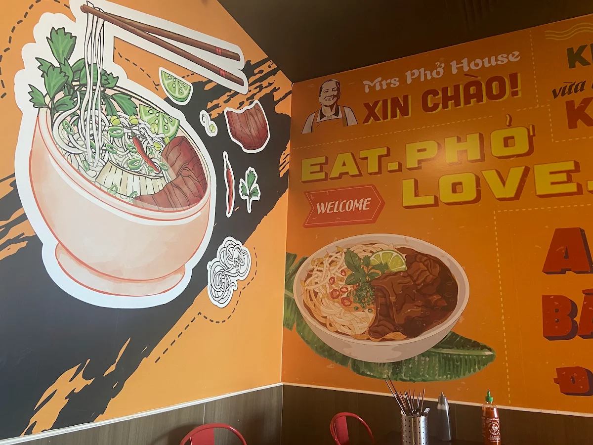 Menu, Mrs Pho House Seymour