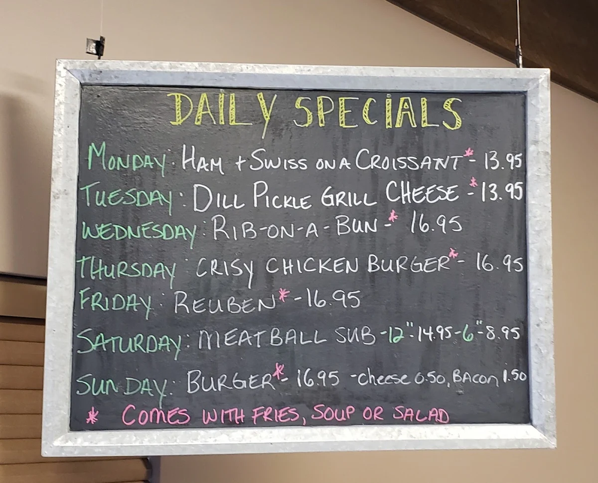 Menu, Gateway Restaurant and Bakery