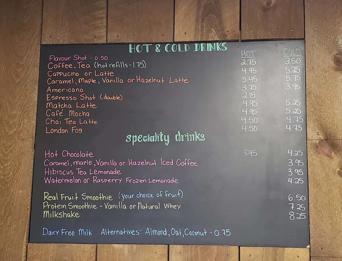 Menu, Gateway Restaurant and Bakery