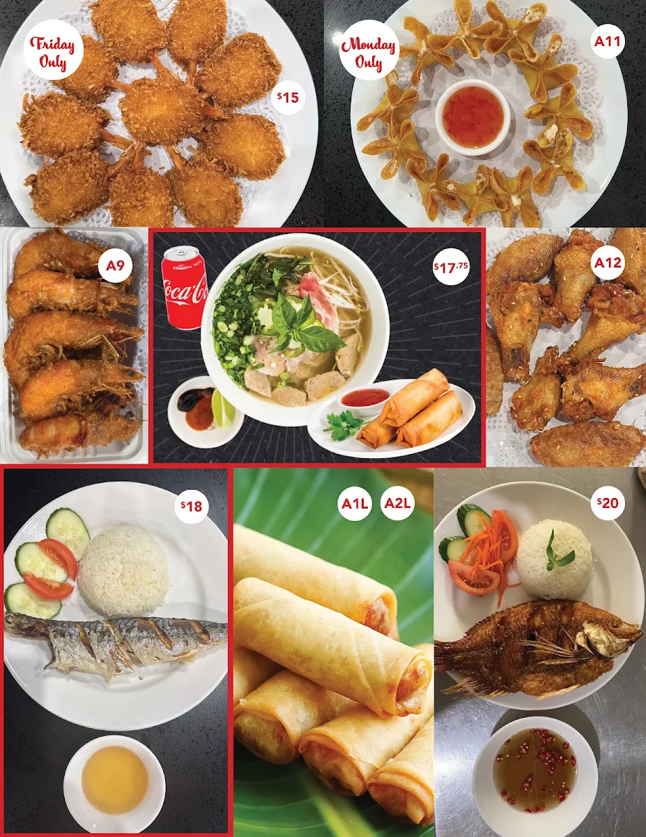 Menu, Phở Max