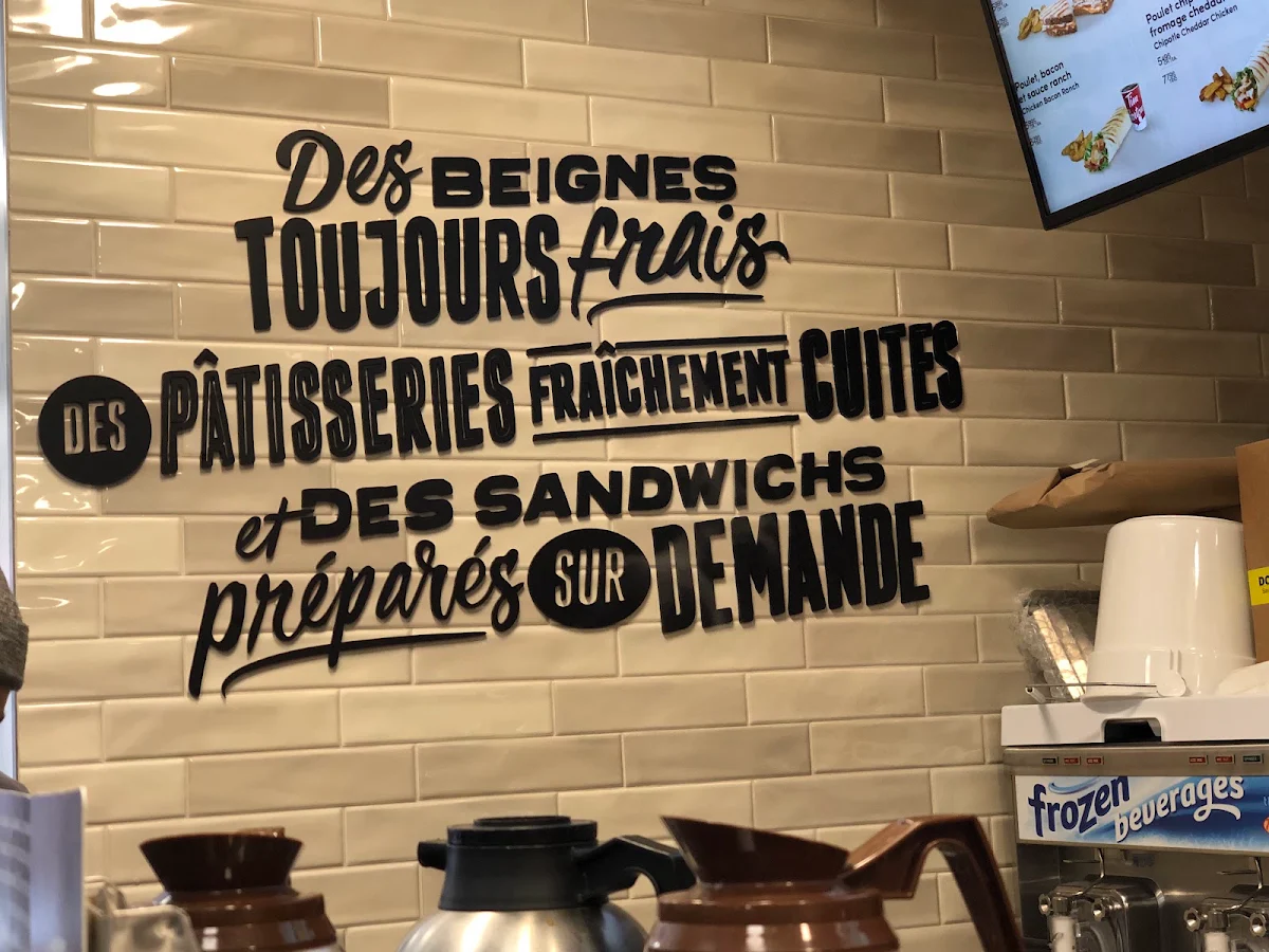 Menu, Tim Hortons