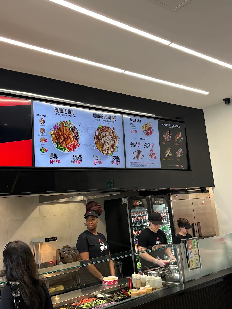 Menu, Poulet Rouge