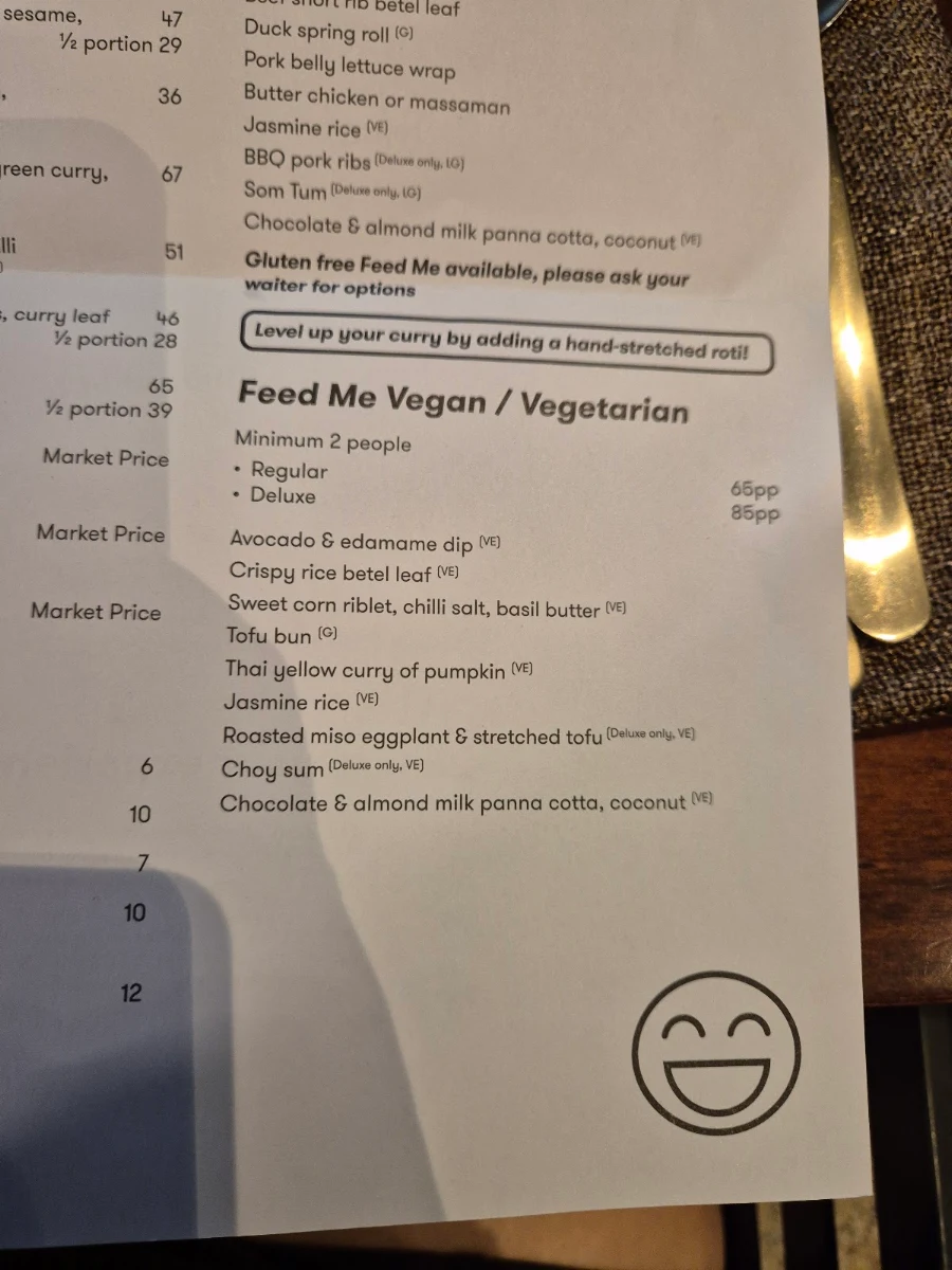 Menu, Little Sister Restaurant & Cocktail Bar