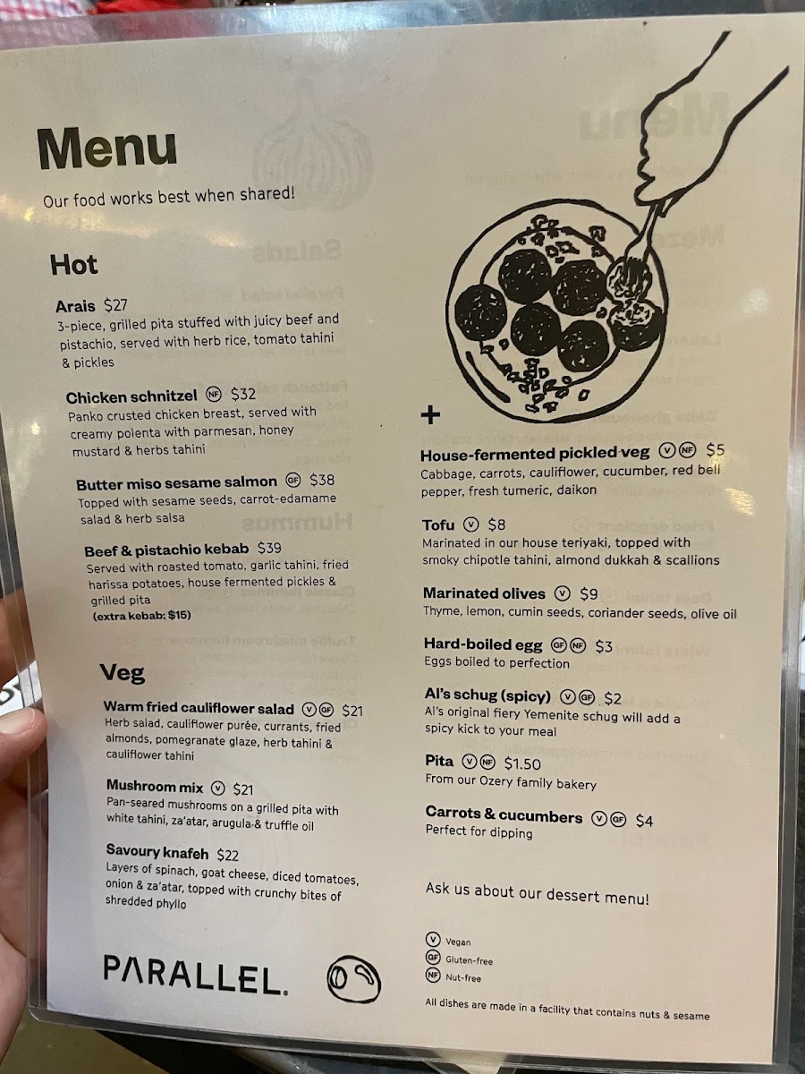 Menu, Parallel Brothers