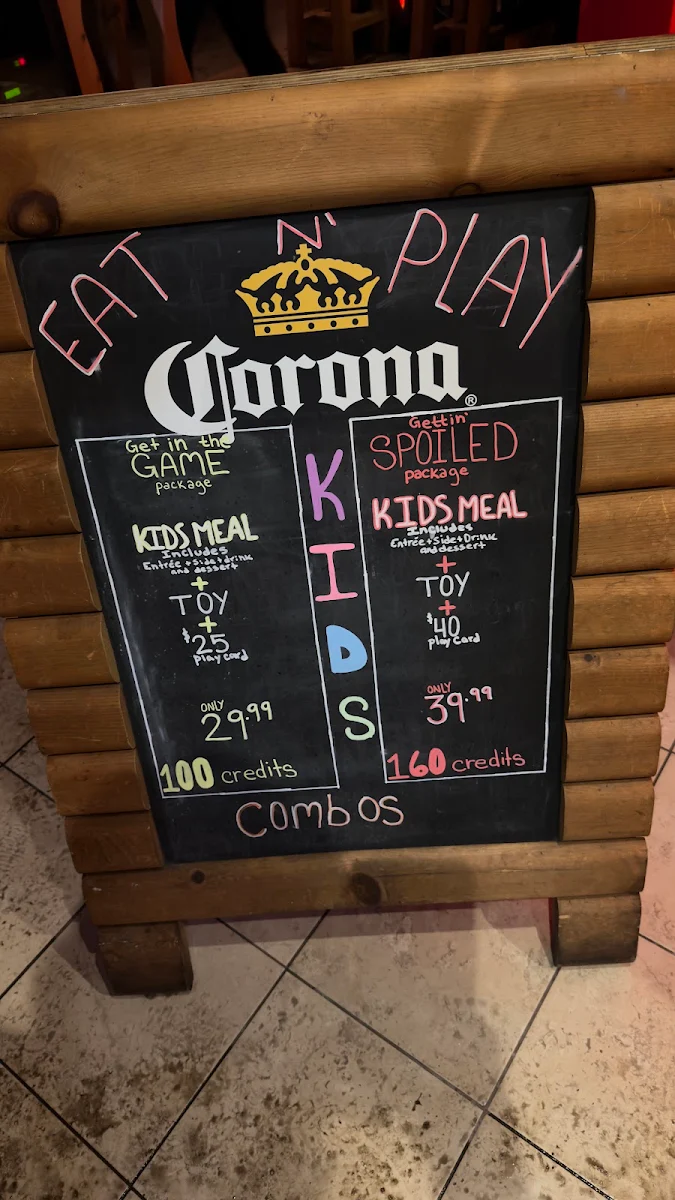 Menu, Wacky’s