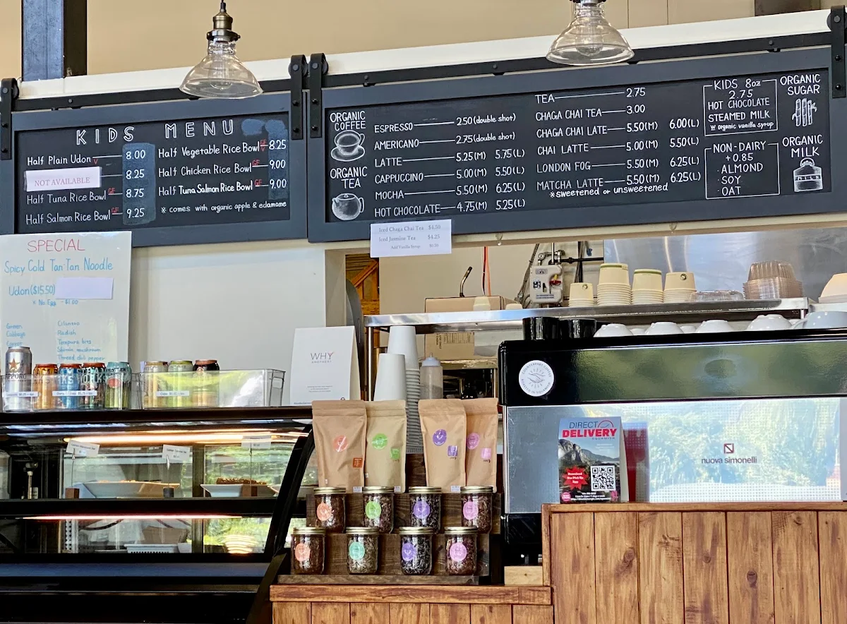 Menu, Kululu Cafe