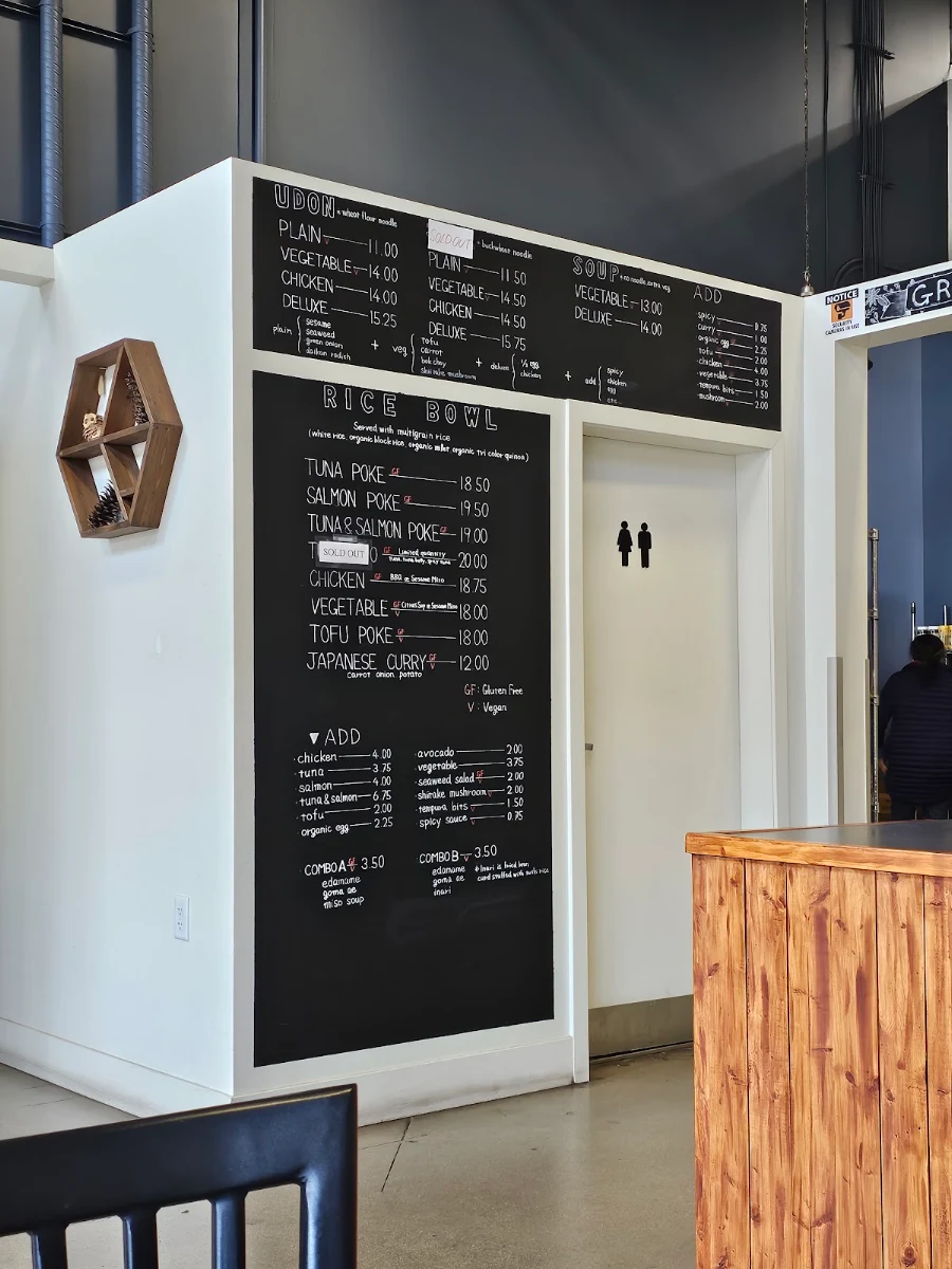 Menu, Kululu Cafe