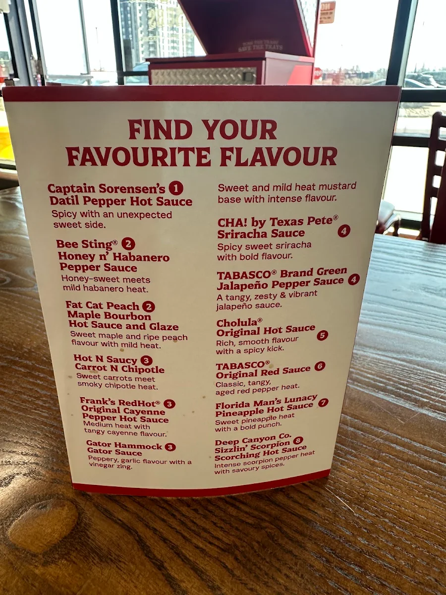 Menu, Firehouse Subs St. Thomas