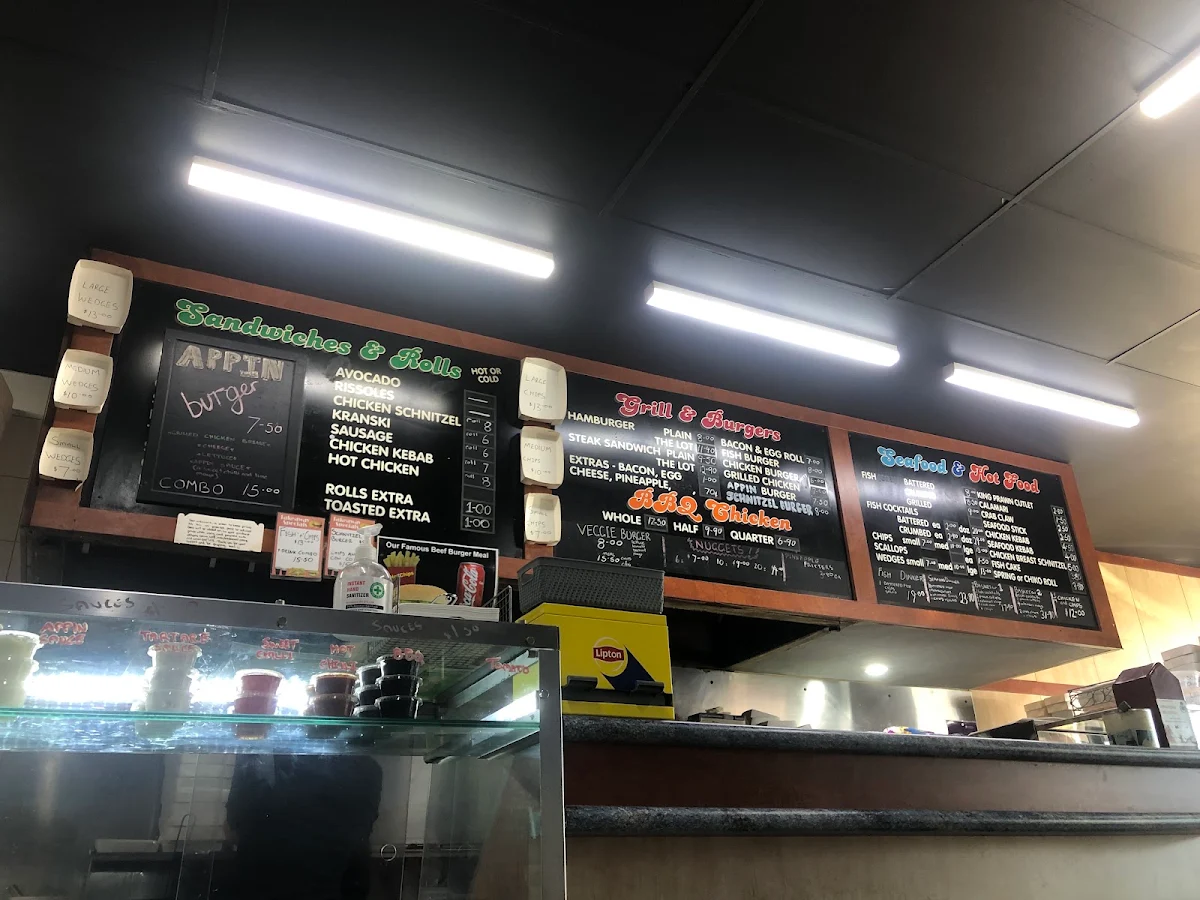 Menu, Skippy Food Bar
