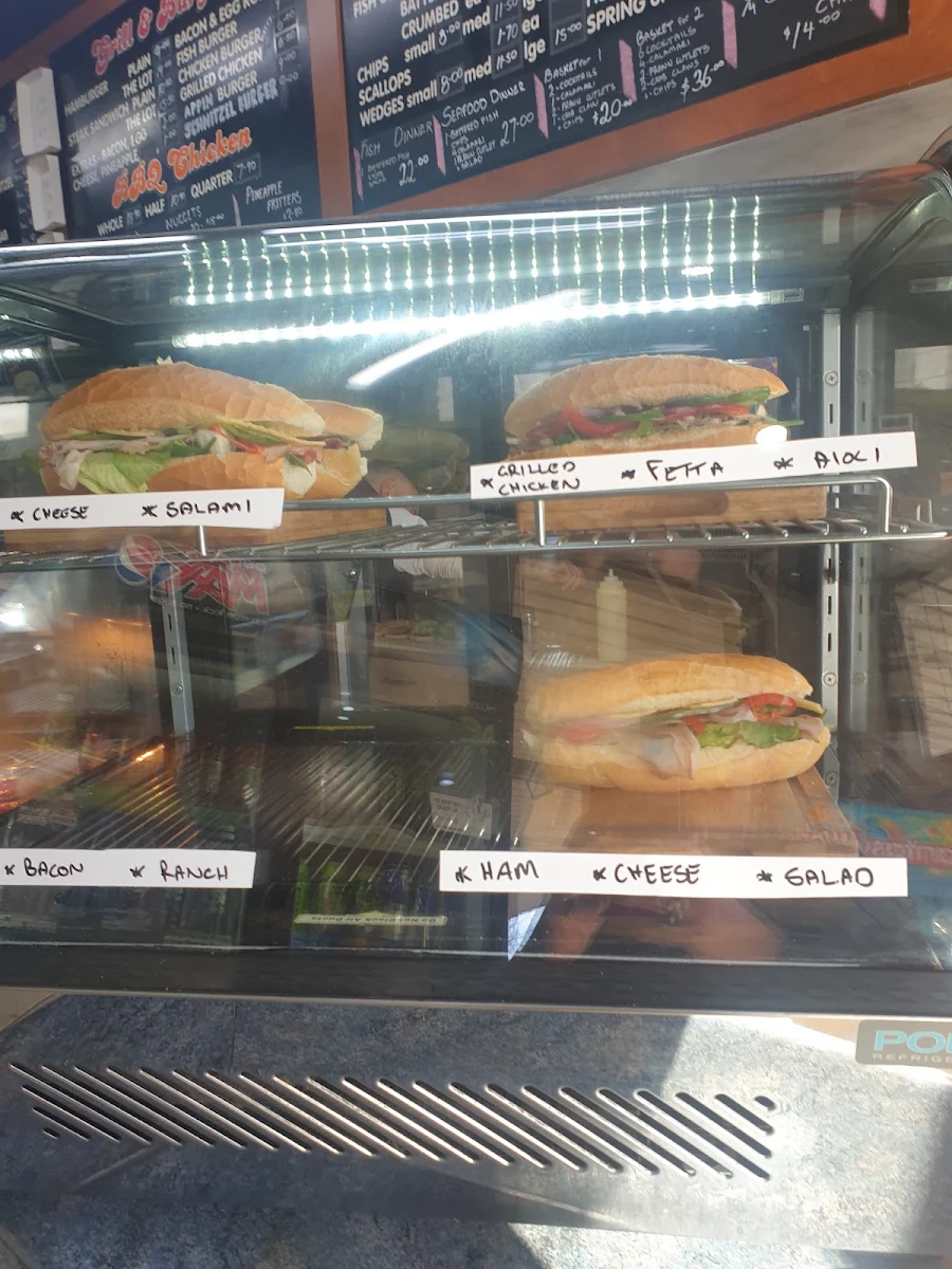 Menu, Skippy Food Bar