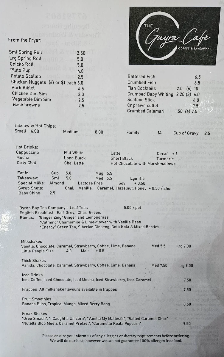 Menu photo 1