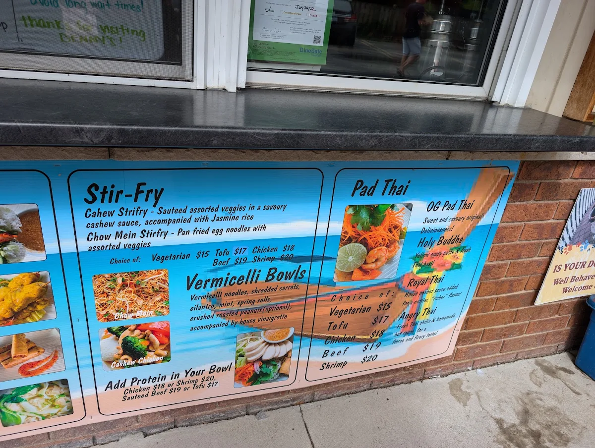 Menu, Denny's Drive-In