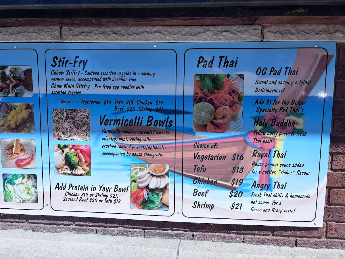 Menu, Denny's Drive-In