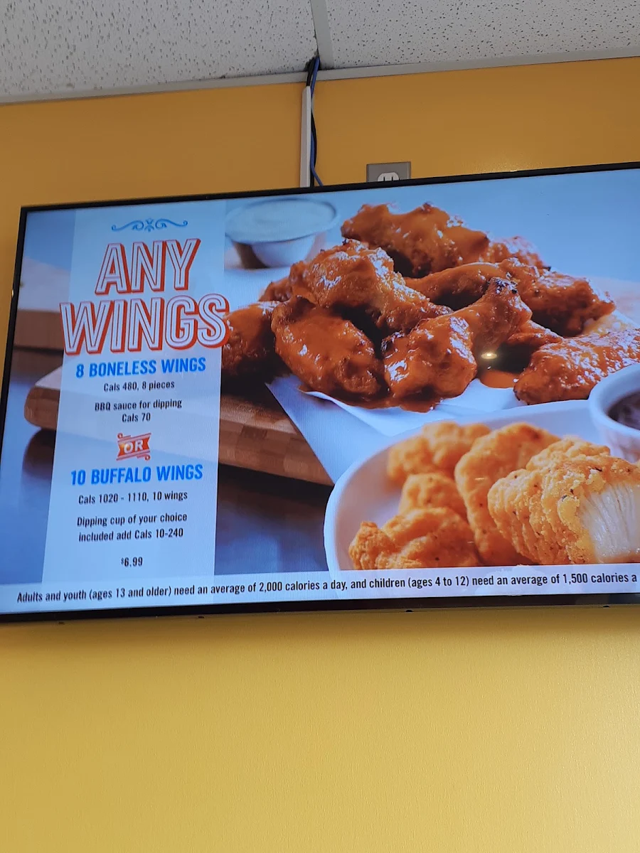 Menu, Domino's Pizza