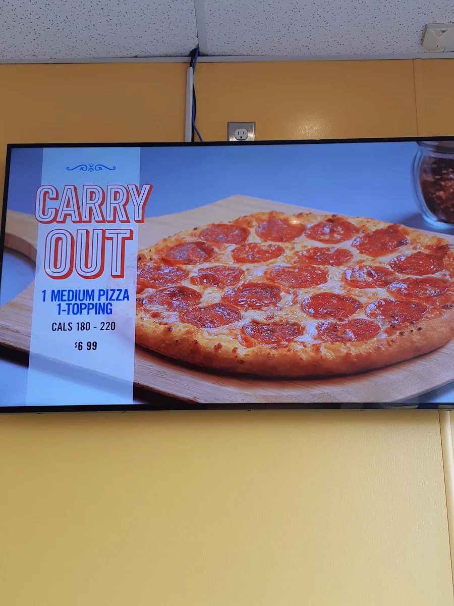 Menu, Domino's Pizza
