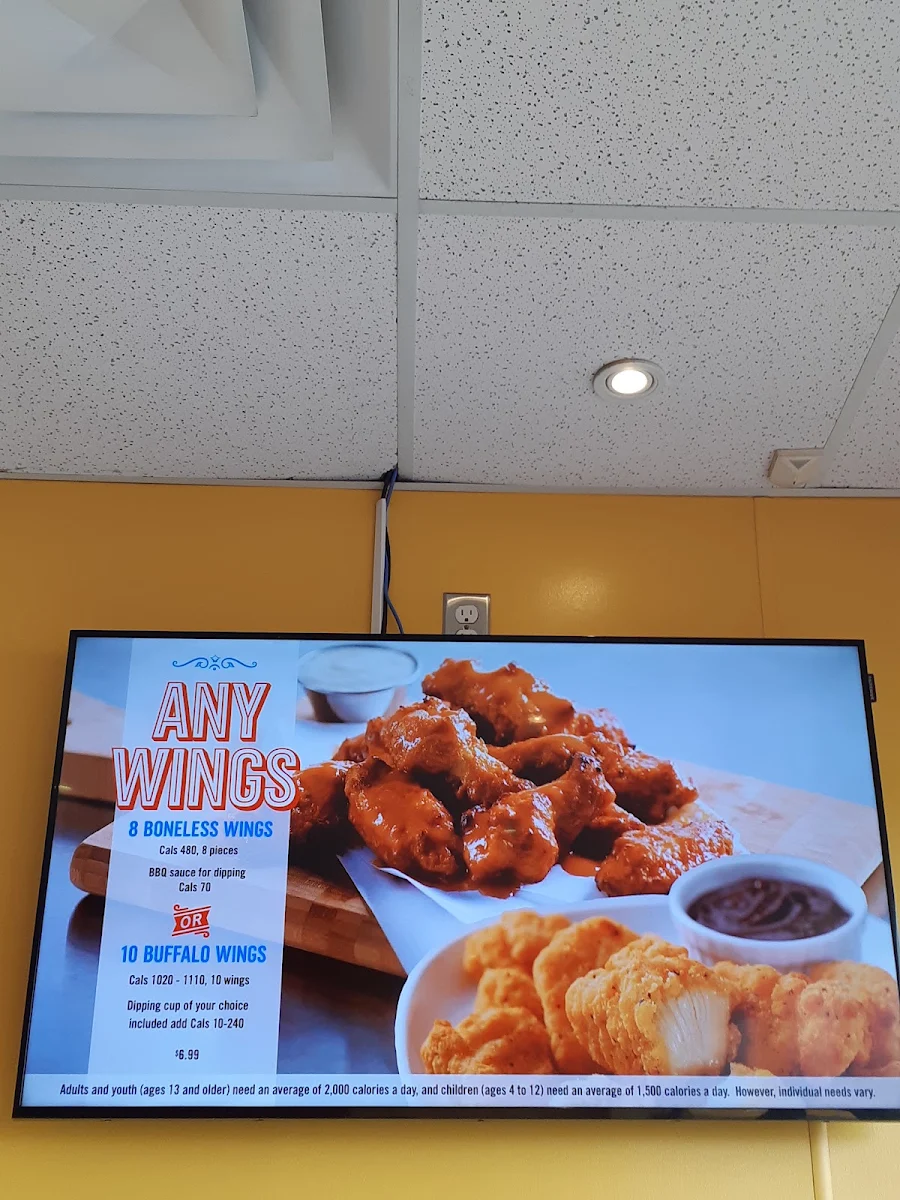 Menu, Domino's Pizza
