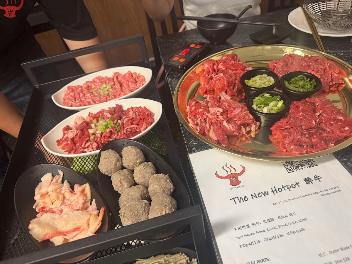 Menu, The New Hotpot 醉牛