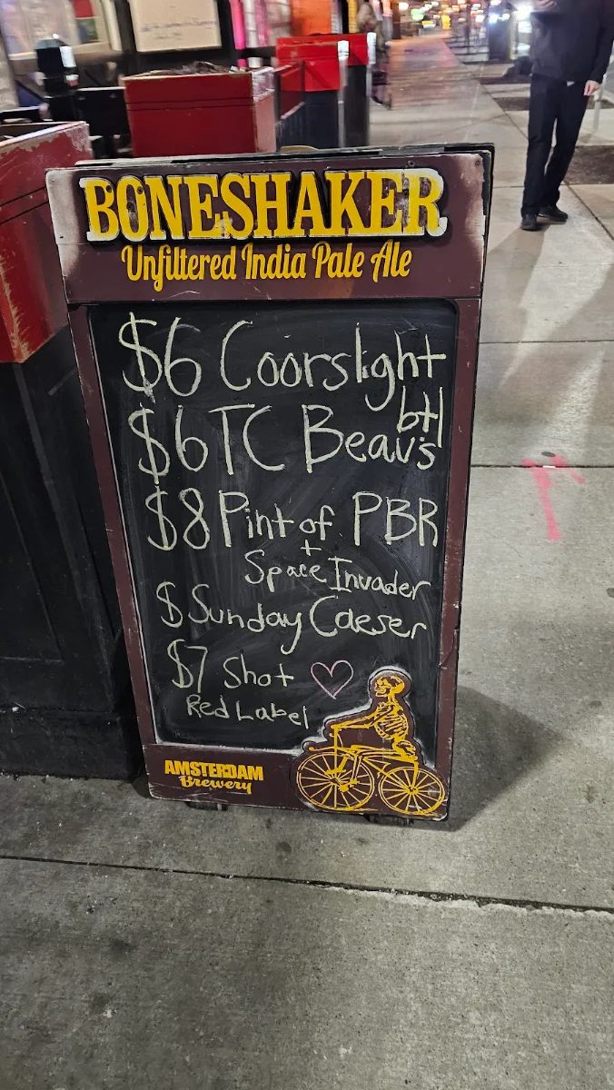 Menu, Toby's Pub & Eatery