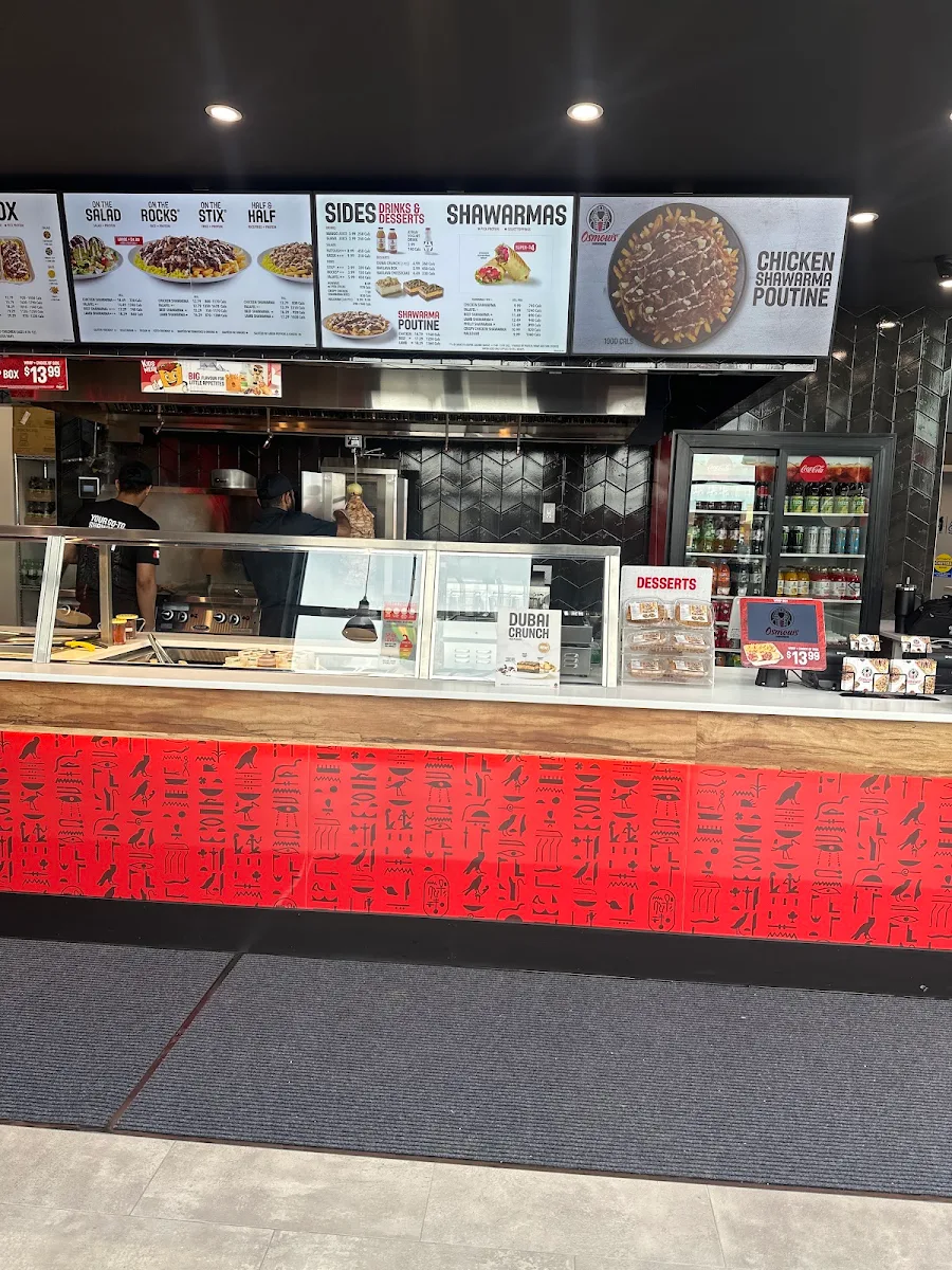 Menu, Osmow's Shawarma