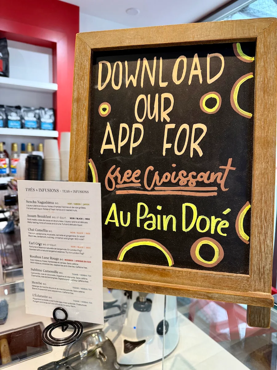 Menu, Au Pain Doré
