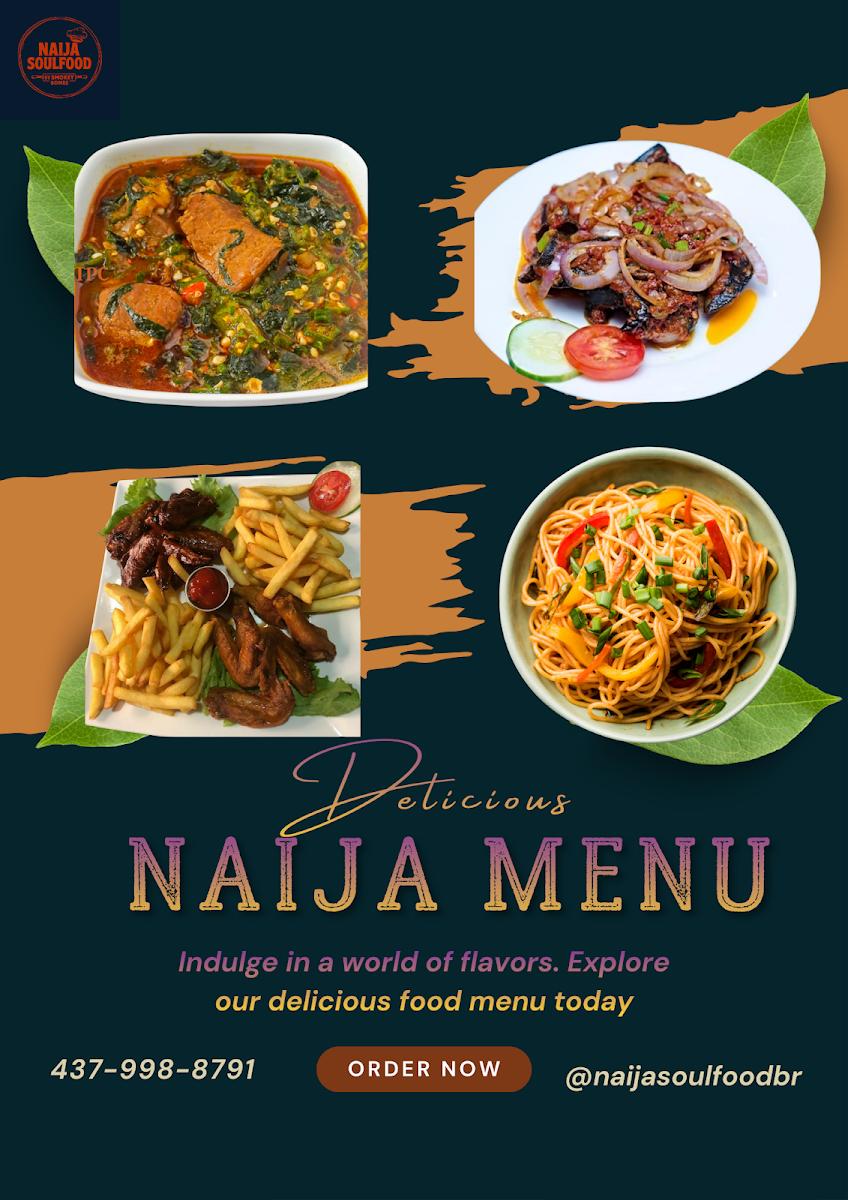 Menu, Naija Soul Food