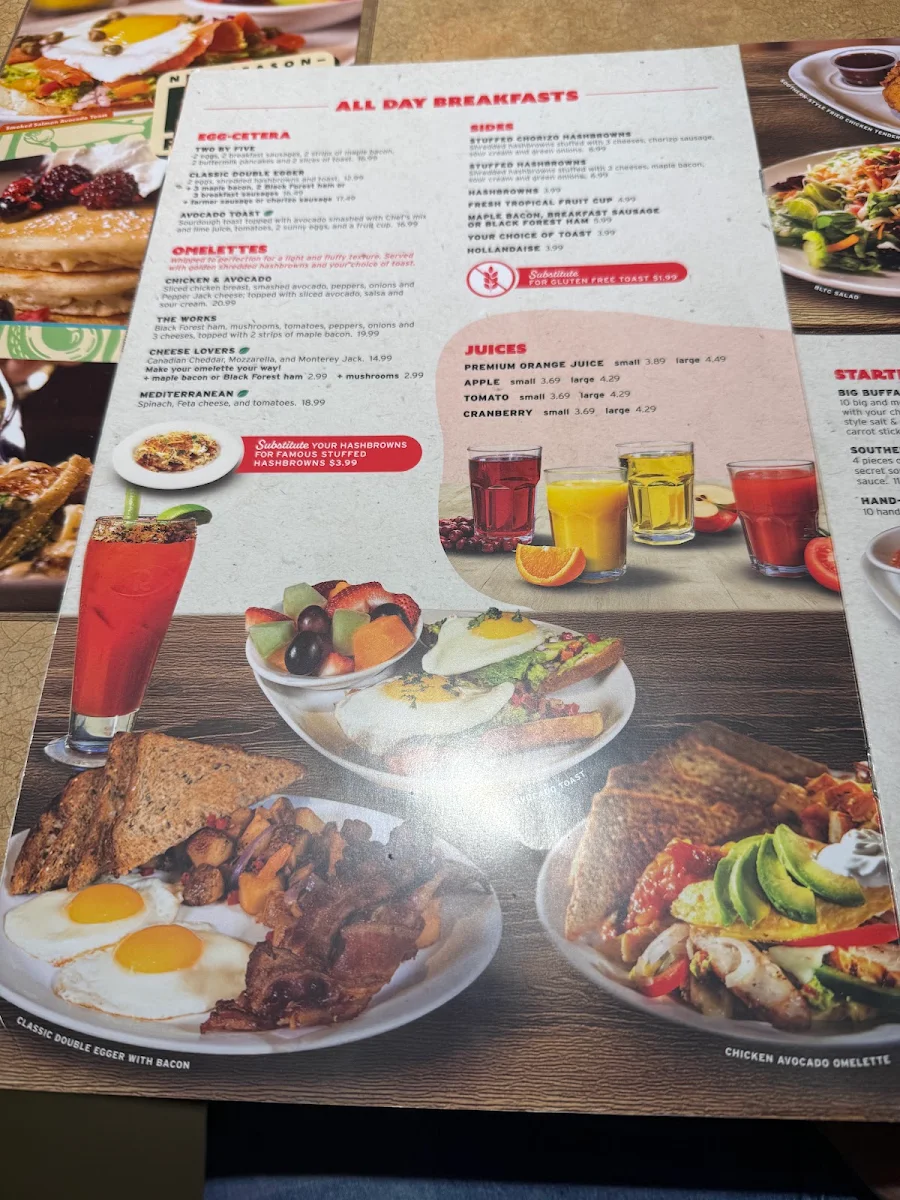 Menu, Ricky's Country - Schoolhouse