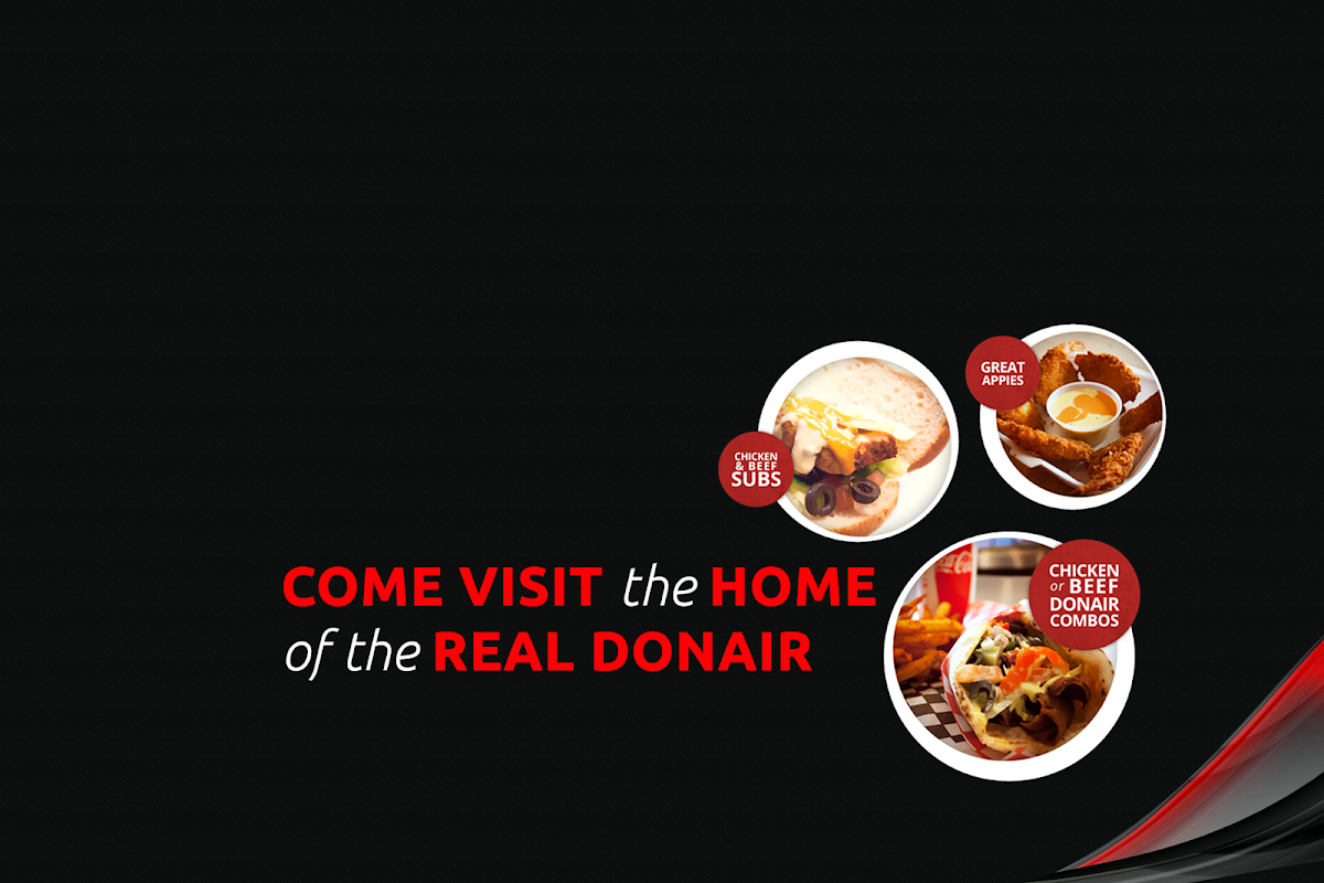 Menu, Subcity Donair Rutland