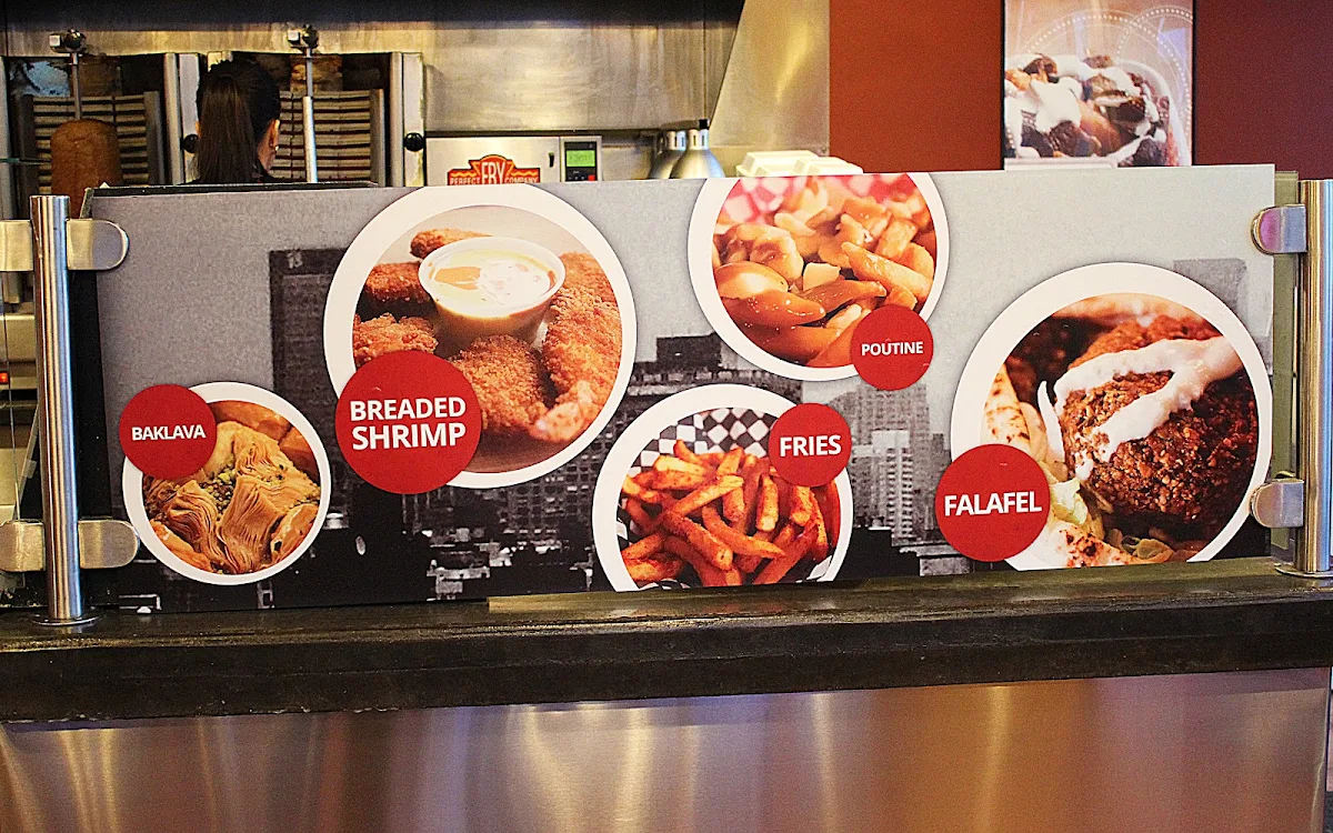 Menu, Subcity Donair Rutland